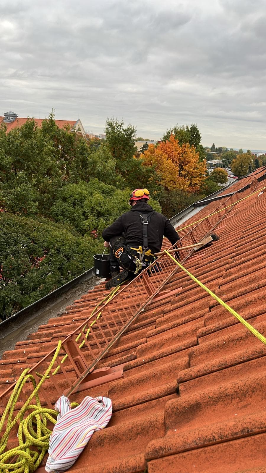 Práce ve výškách – lezecká technika