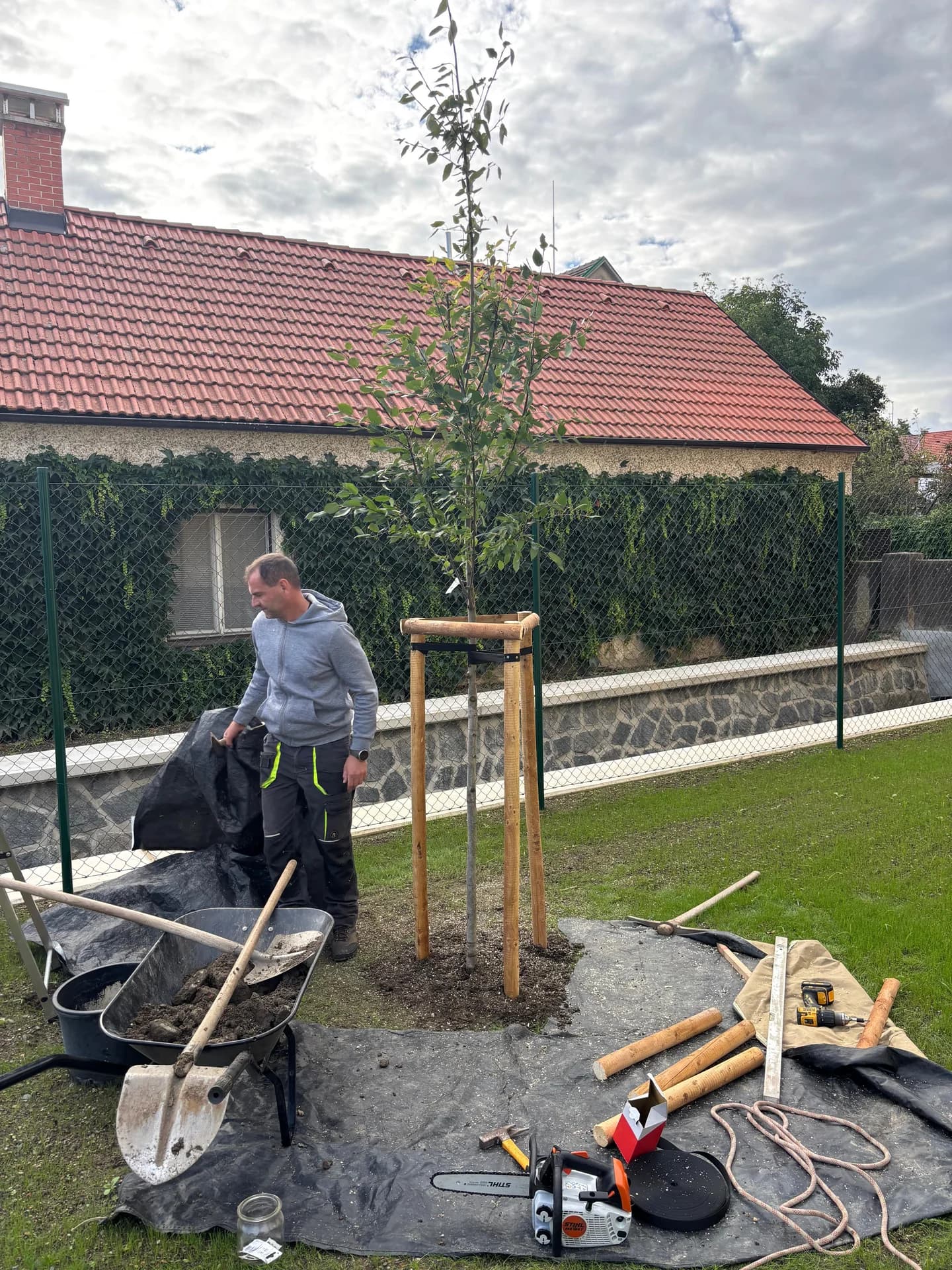 Výsadba stromu – příprava jamky