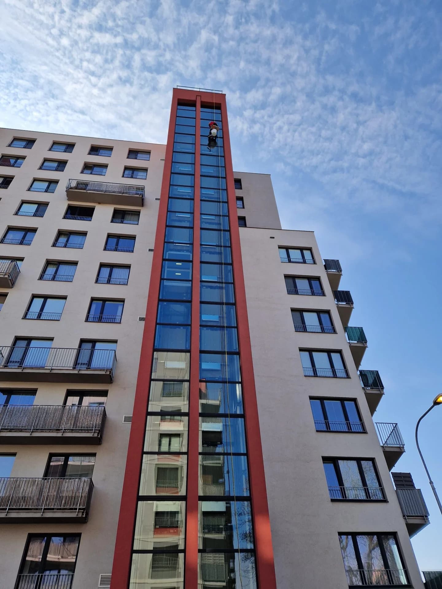 Práce ve výškách s jištěním